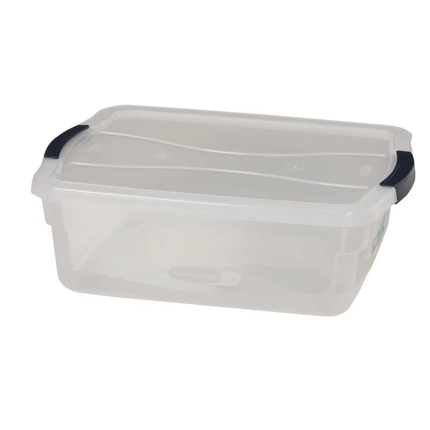 Rubbermaid Clever store 71 qt. Latching Plastic Storage Tote
