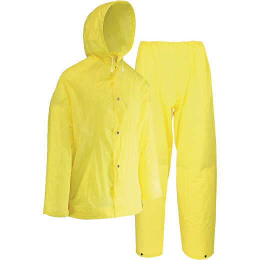 West Chester XL 2-Piece Yellow EVA Rain Suit